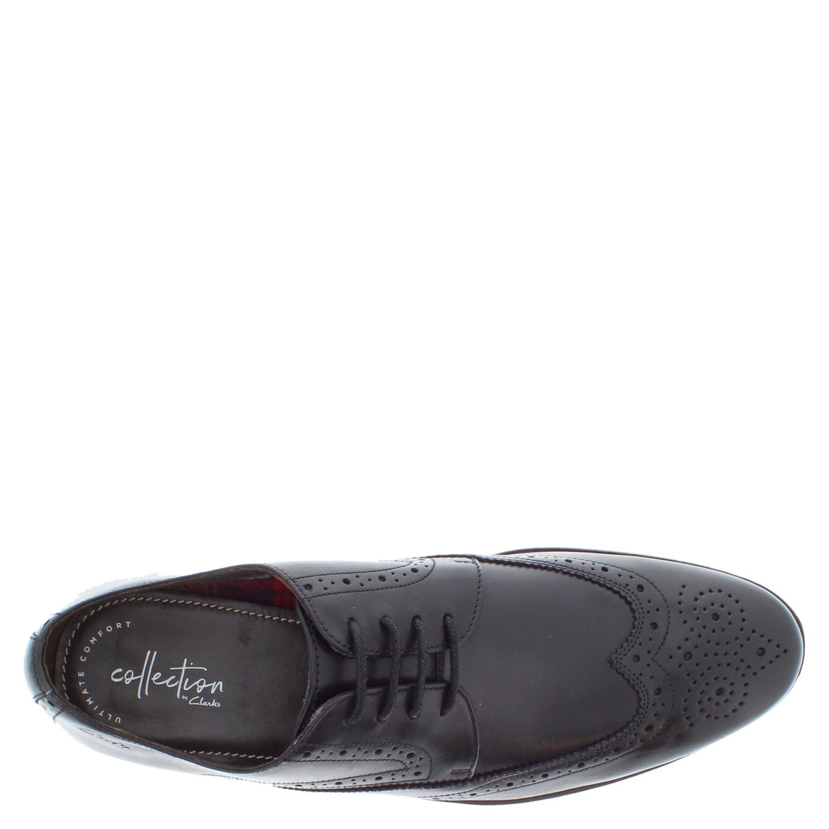 Clarks Chart Limit G Fit Lace Up Brogue Shoes