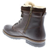 Frank James Glencoe Mens Lace Up Warm Fleece Zip Combat Boots