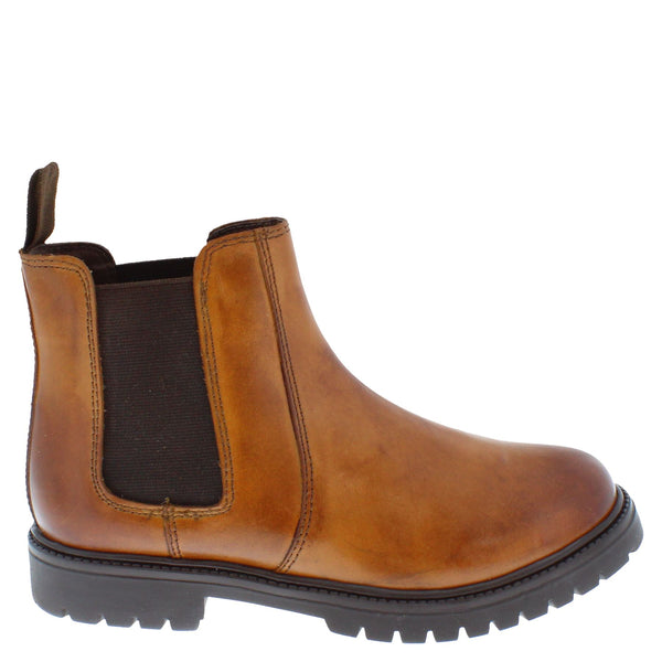 Frank James Rutland Boys Girls Infant Junior Leather Chelsea Dealer Boots