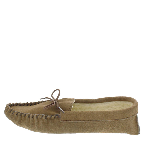 Coopers Suede Fleece Lined Soft Sole Mens Moccasin Slippers Made In England