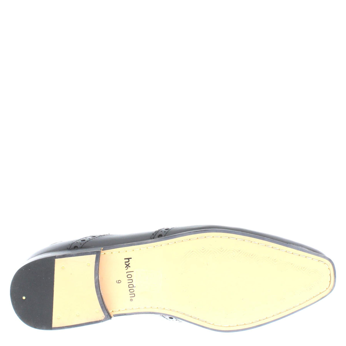 HX London Harlow Men's Leather Pointed Brogue Chelsea Boots