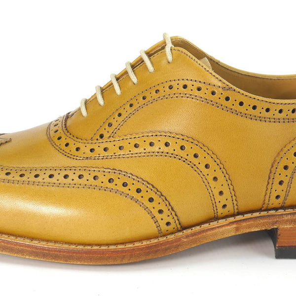 Charles Horrel England CH2006 Welted Cambridge Wingtip Tan Brogue Shoes