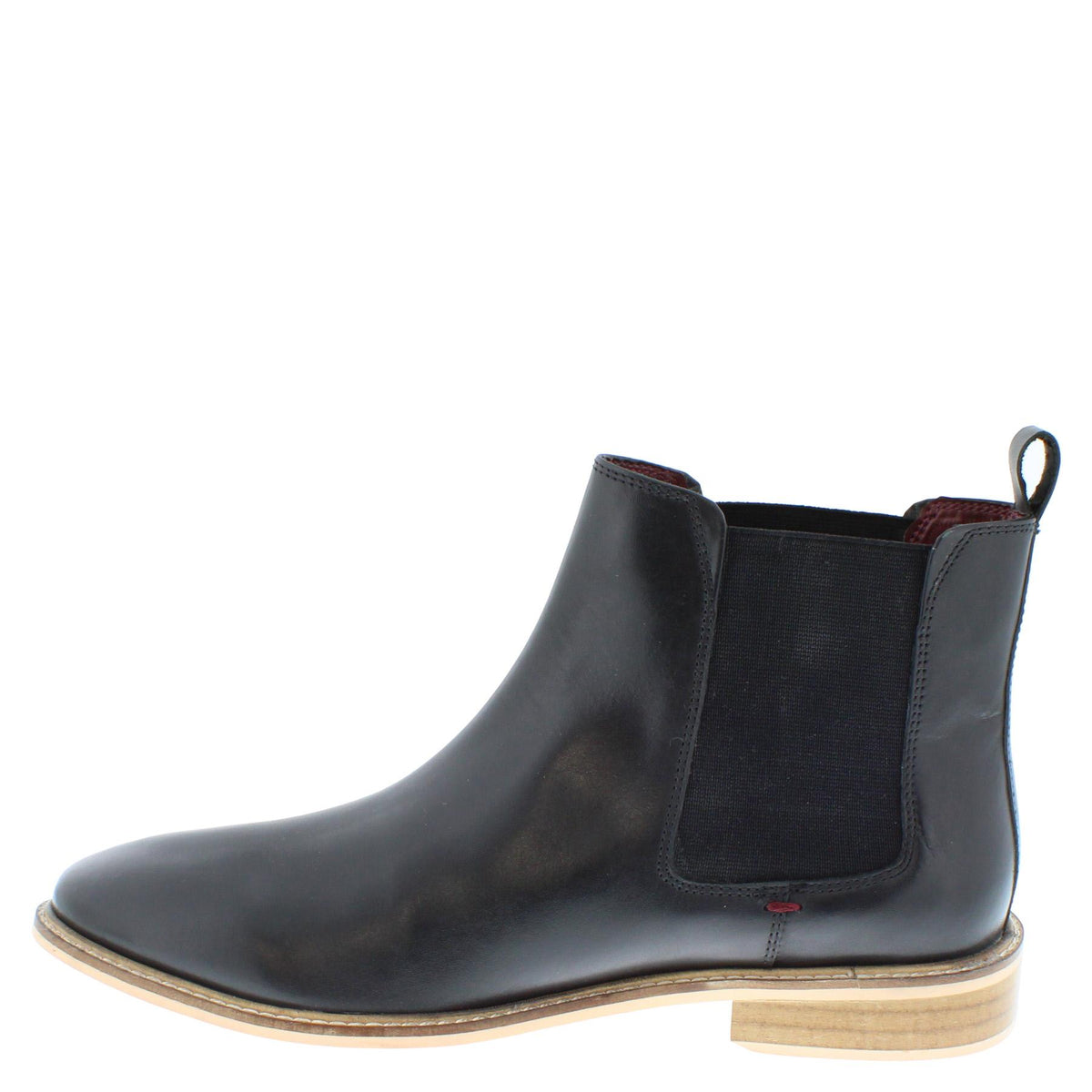 Frank James Bromley Leather Ankle Chelsea Pull On Mens Boots