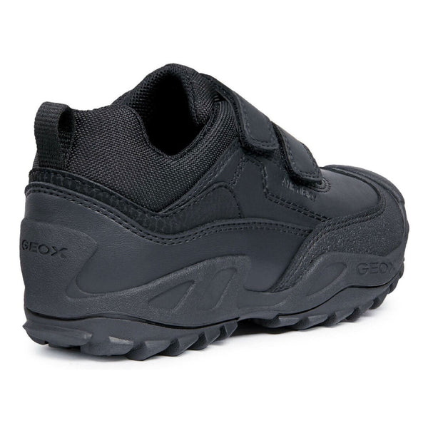 Geox Boys School Black Touch Fastening J New Savage Boy B A Waterproof Trainers
