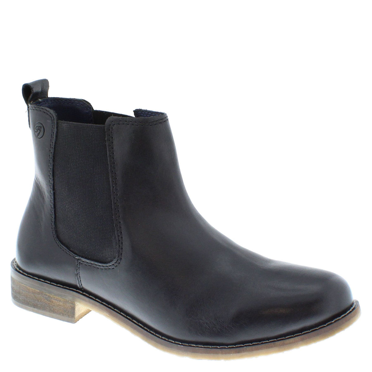 Frank James Aintree Ladies Leather Pull On Chelsea Boots