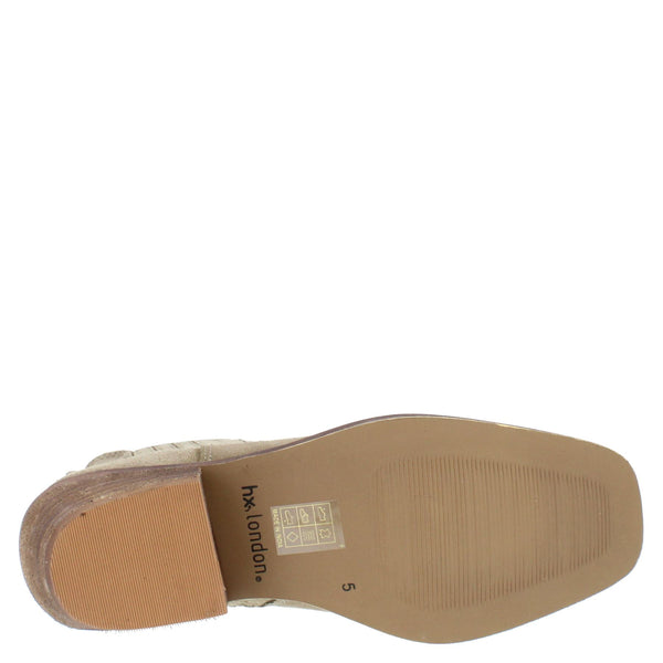 HX London Nashville Women's Leather Western Chelsea Boots