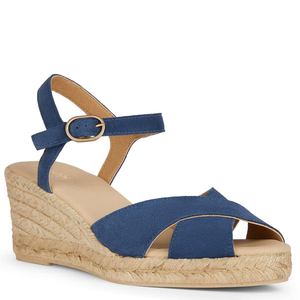 Geox D Gelsa Low C Women's Wedge Sandals