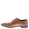 Thomas Crick Men's Leather Lace Up Oxford Cap Shoes