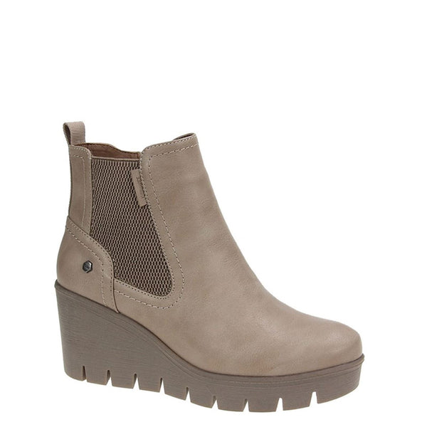 Cipriata Annina Inside Zip Gusset Wedge Ankle Boots