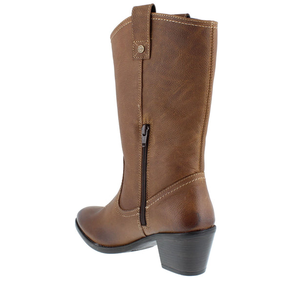 HX London Montana Women's Leather Cowboy Boots