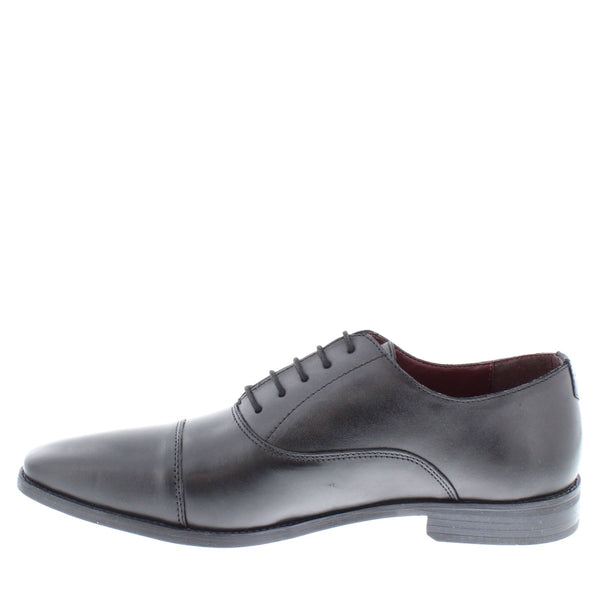 Thomas Crick Men's Leather Lace Up Oxford Cap Shoes