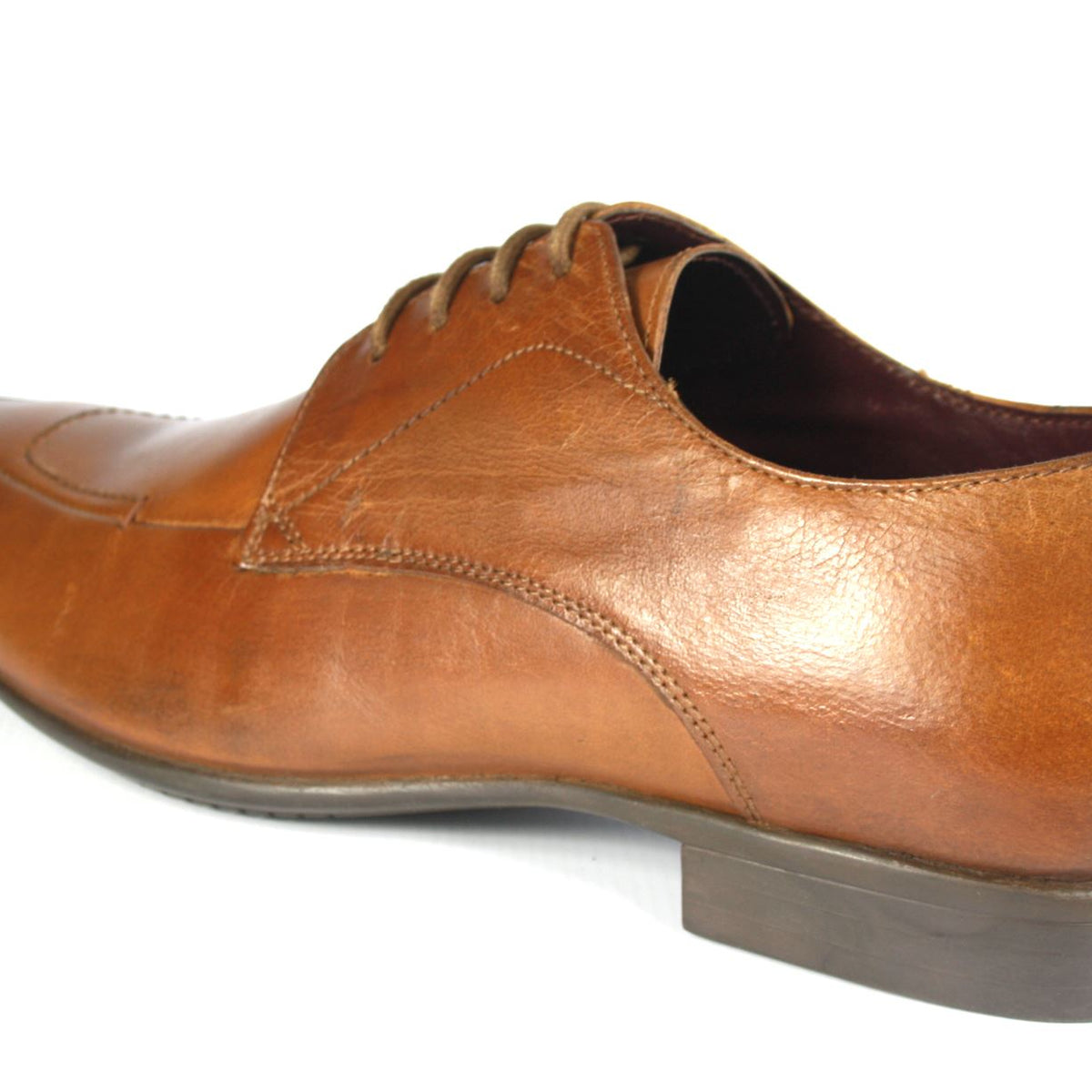 POD Como Pointed Toe Lace Up Casual Formal Mens Leather Shoes
