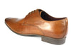 POD Como Pointed Toe Lace Up Casual Formal Mens Leather Shoes