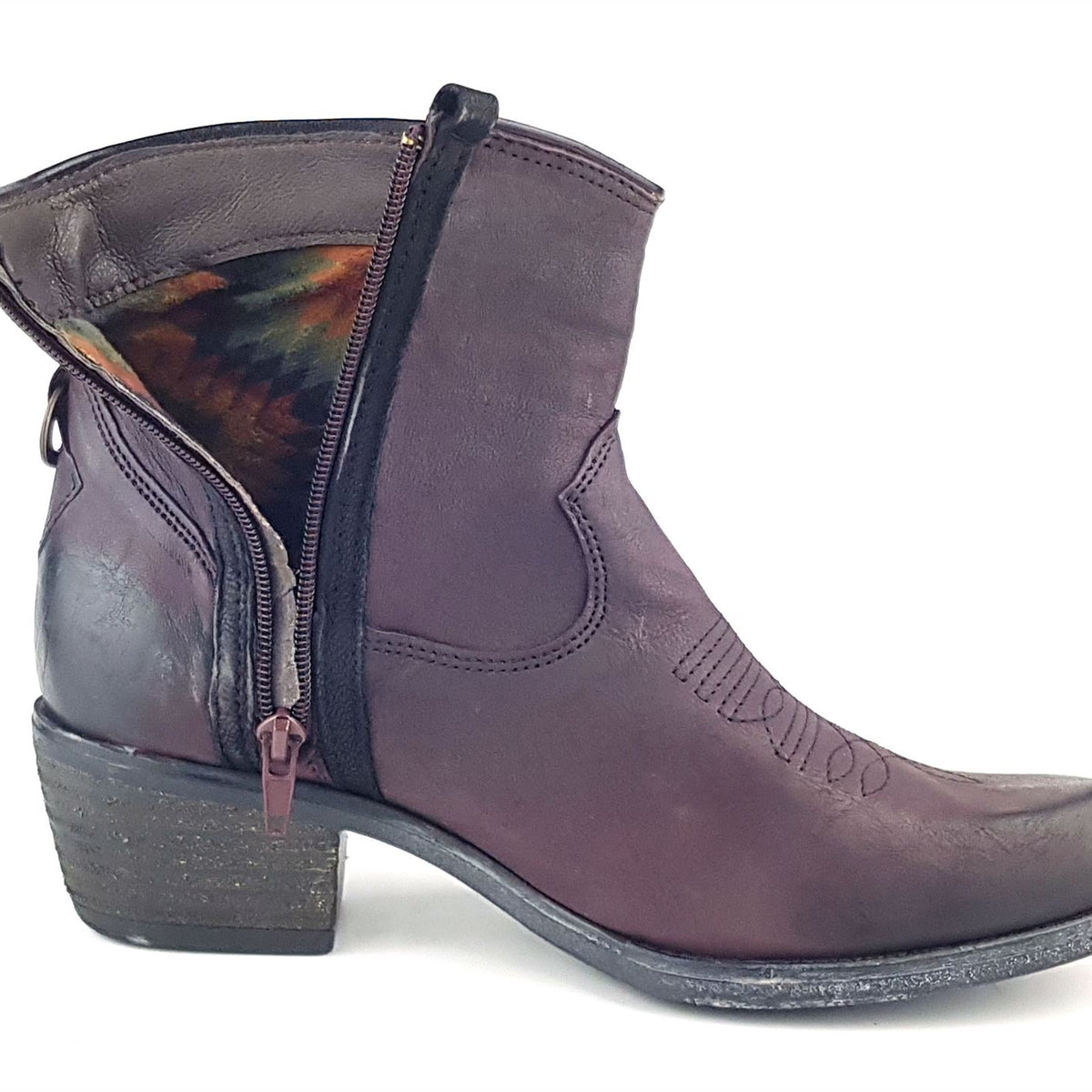 Wrangler Carson Tex Cowboy Western Leather Zip Ankle Chelsea Boots