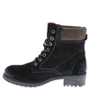 Frank James Warwick Suede Leather Womens Lace Up Block Heel Ankle Boots