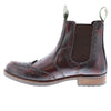 Frank James Chepstow Mens Brogue Chelsea Dealer Cleated Sole Leather Boots