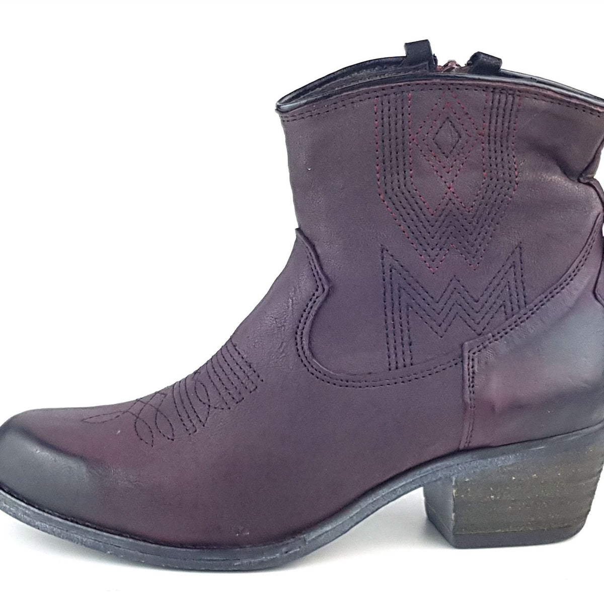 Wrangler Carson Tex Cowboy Western Leather Zip Ankle Chelsea Boots