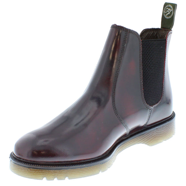 Frank James Naseby Mens Leather Chelsea Dealer Pull On Boots