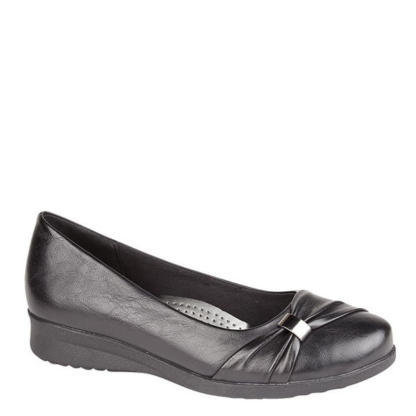 Boulevard L 769 Sash Vamp Wedge Casual Shoes