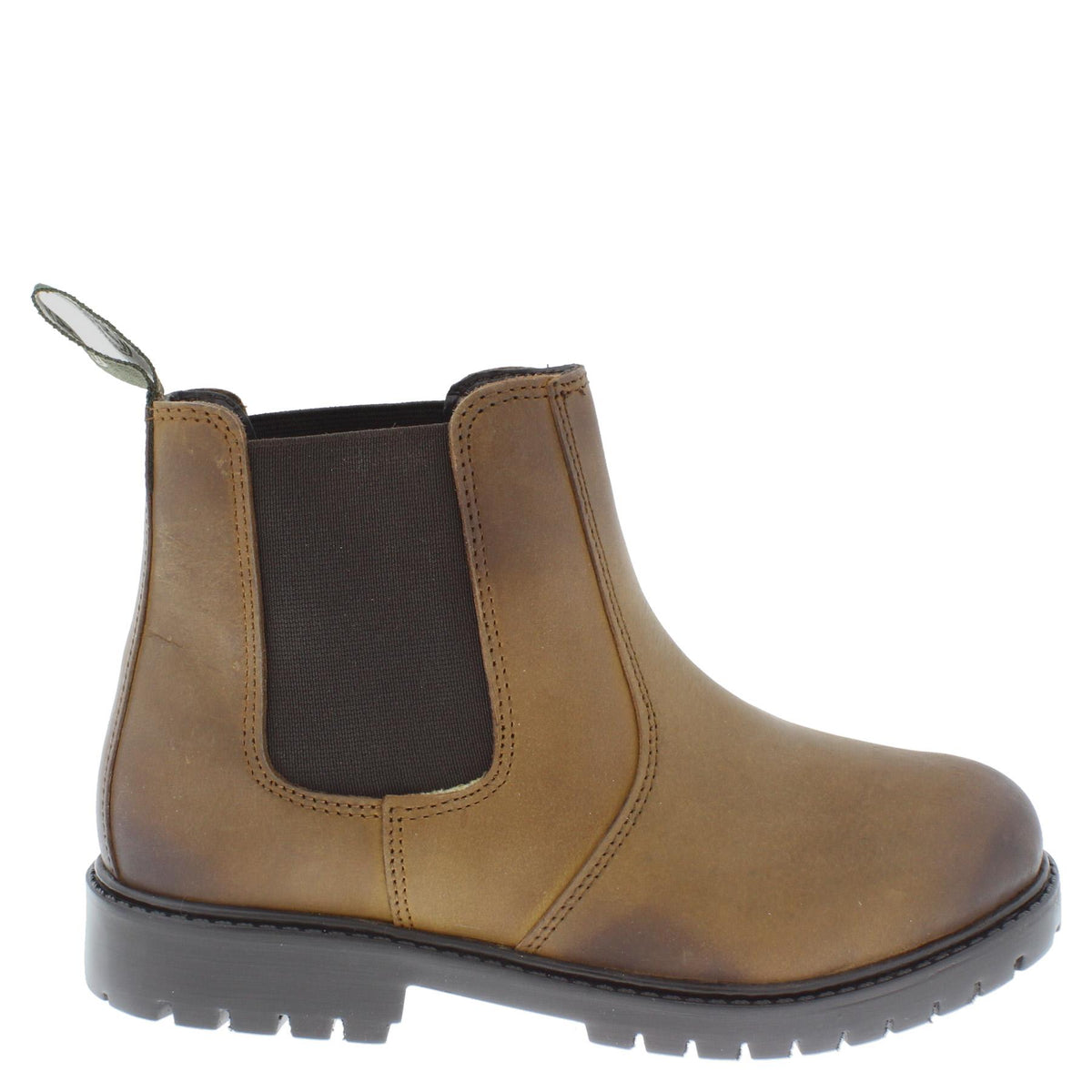 Frank James Rutland Boys Girls Infant Junior Leather Chelsea Dealer Boots