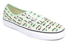 VANS Authentic Kendra Dandy Mod Eye Teal White Lace Up Womans Trainers Canvas