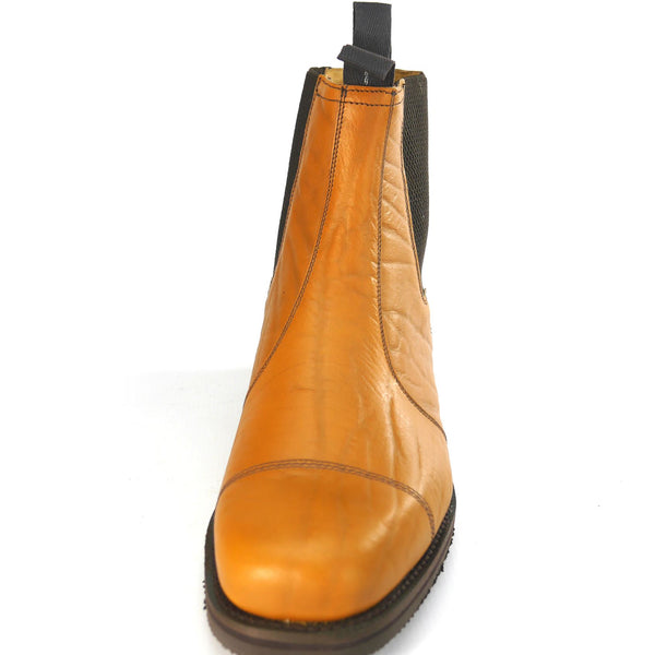 Charles Horrel England CH2002 Welted Cap Tan Mustang Chelsea Dealer Boots