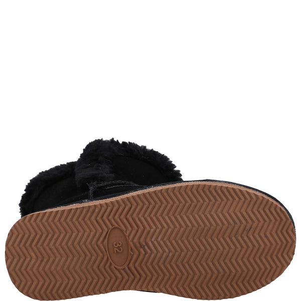 Hush Puppies Ashlynn Kids' Faux Fur Bootie Slippers