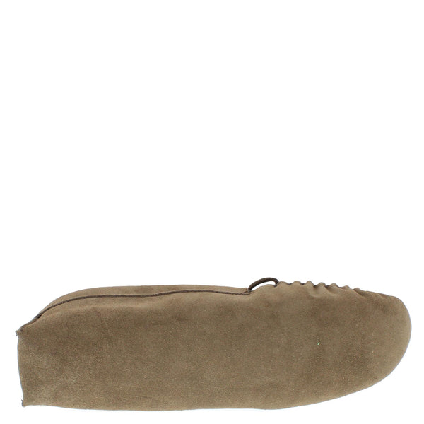 Coopers Suede Fleece Lined Soft Sole Mens Moccasin Slippers Made In England