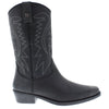 Wrangler Tex Hi Mens Leather Pull on Pointed Cowboy Western Boots