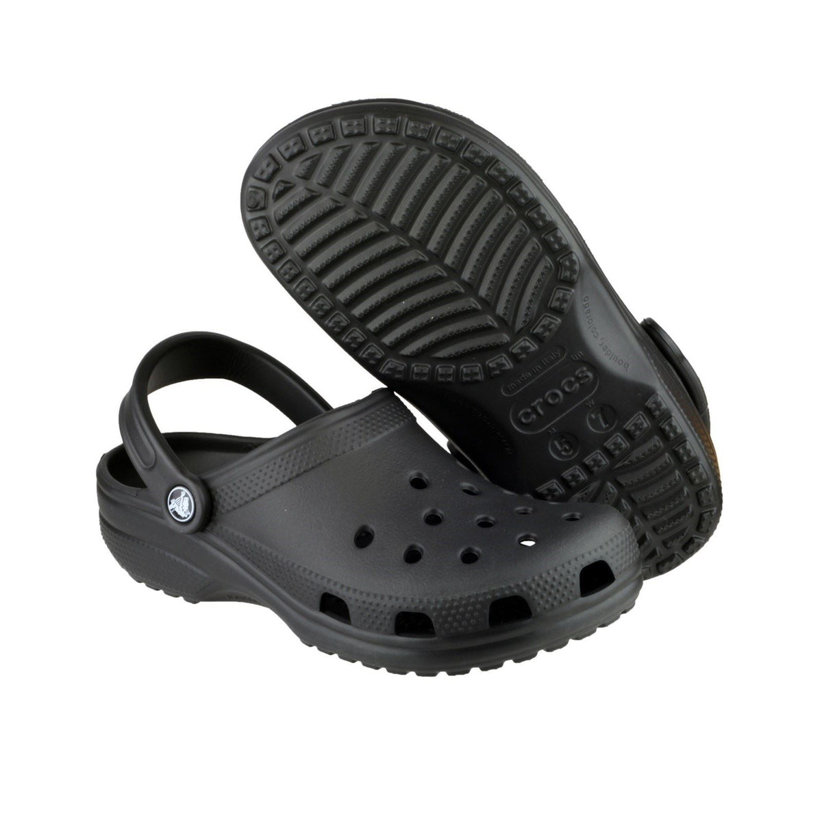 Crocs Classic Unisex Black Clogs