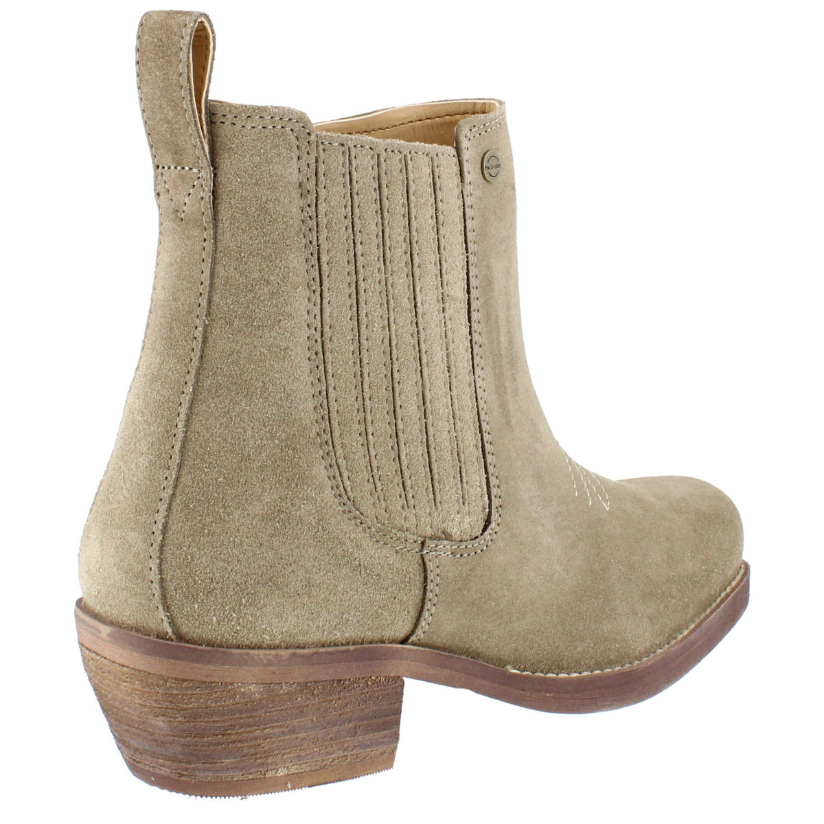 HX London Nashville Women's Leather Western Chelsea Boots