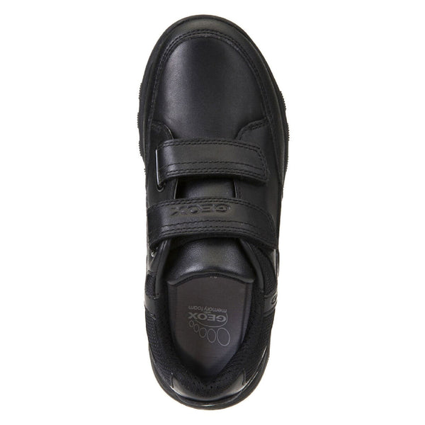 Geox Boys School Black Touch Fastening J Xunday Boy B Trainers