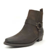 Wrangler Tex Strap Mid Cowboy Western Pull On Chelsea Leather Boots