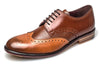 London Brogues Lincoln 5 Eye Mens Leather Sole Derby Shoes