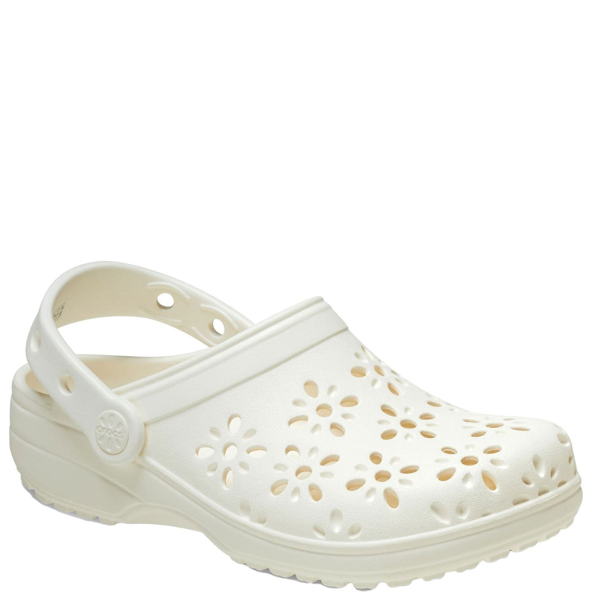 Crocs Kids' Classic Floral Cut Out Clogs