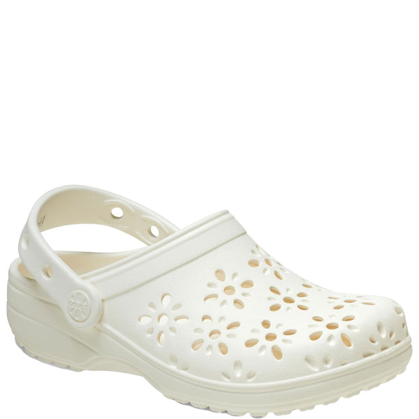 Crocs Kids' Classic Floral Cut Out Clogs