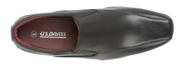 US Brass Mens Office Slip On Twin Gusset Smart Dress Formal Shoes