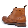 Kingston Brogue Lace Up Leather Boots