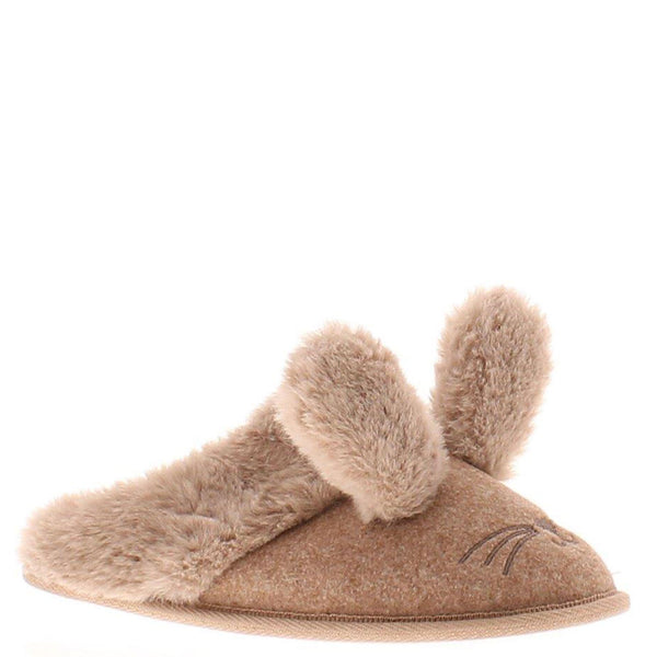Cozipawz Bunz Cozy Faux Fur Lined Bunny Mule Slippers