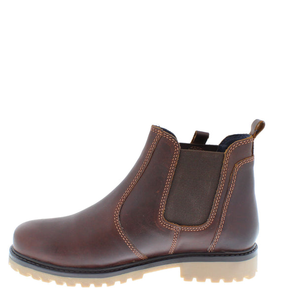 Wrangler Yuma Chelsea Ankle Leather Pull On Mens Boots
