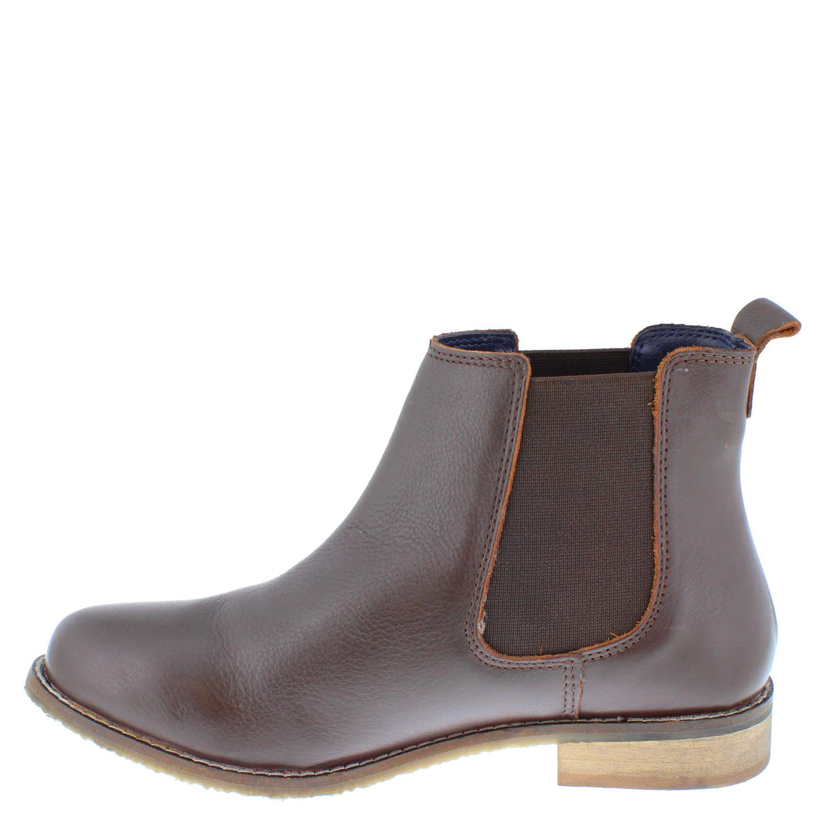 Frank James Aintree Ladies Leather Pull On Chelsea Boots