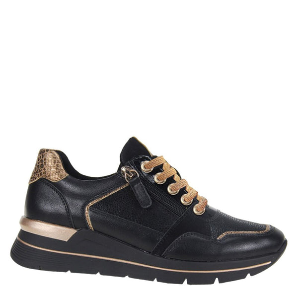 Cipriata Clelia Ladies Zip Wedge Glamour Trainers