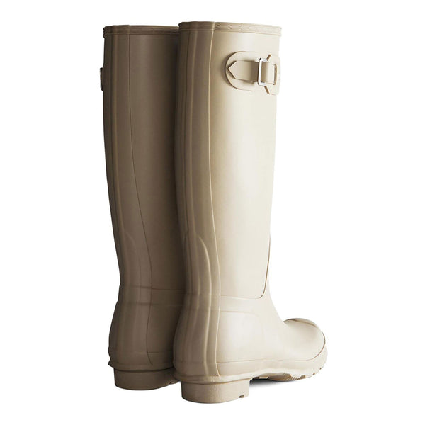 Womens Hunter Original Tall Winter Snow Rain Wellington Boots Skimming Stone