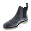 Frank James Warkton Leather Pull On Mens Brogue Chelsea Boots