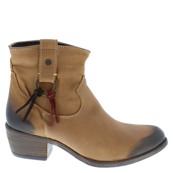 Wrangler Carson Ring Leather Ladies Chelsea Ankle Zip Boots