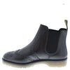 Frank James Warkton Leather Pull On Mens Brogue Chelsea Boots