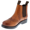 Frank James Wrexham Boys Girls Brogue Chelsea Leather Jodphur Ankle Pull On Boots