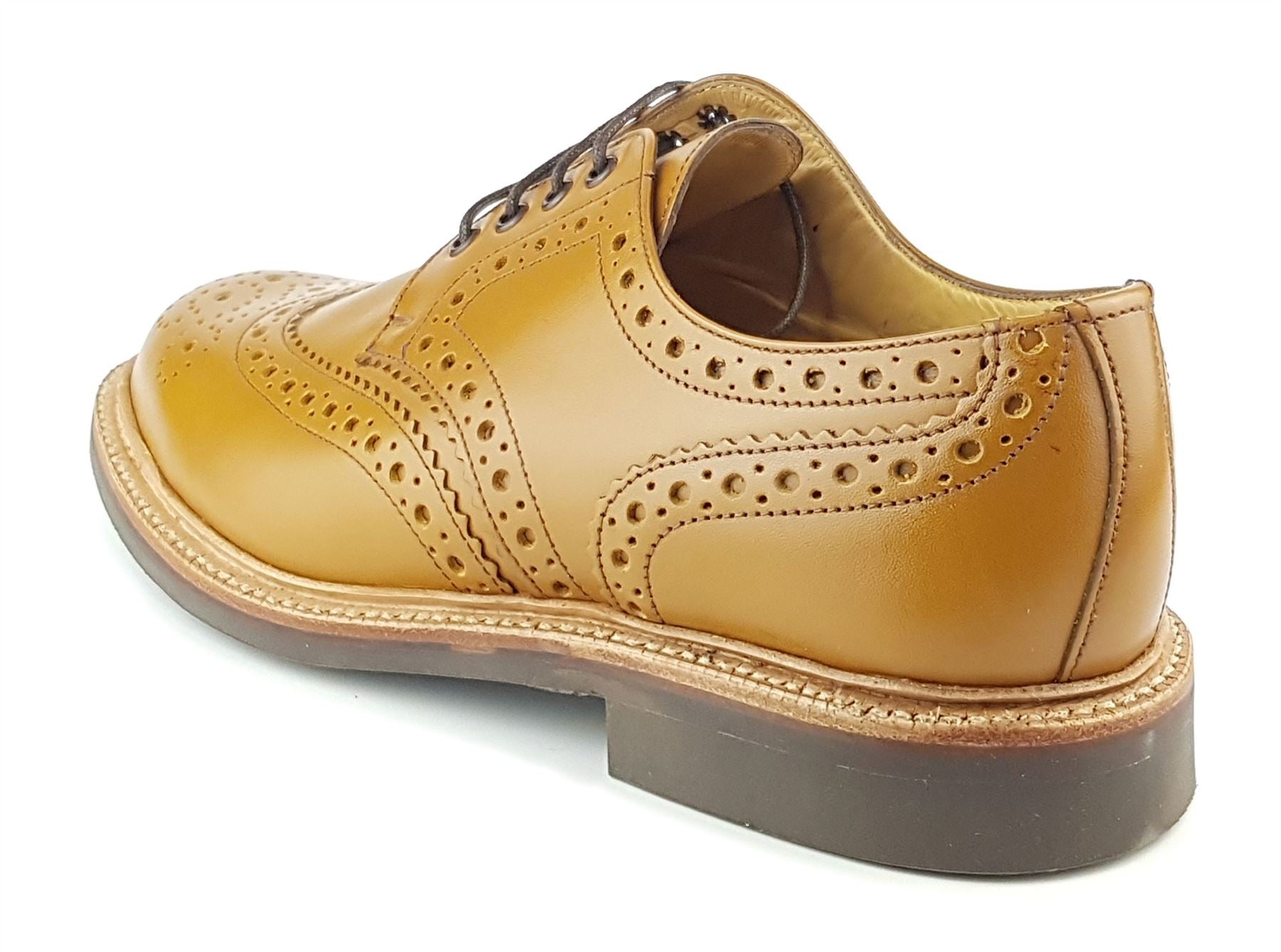 Horrel Charles Horrel England CH2010 Brogue Leather Welted Lace Mens Commando ...