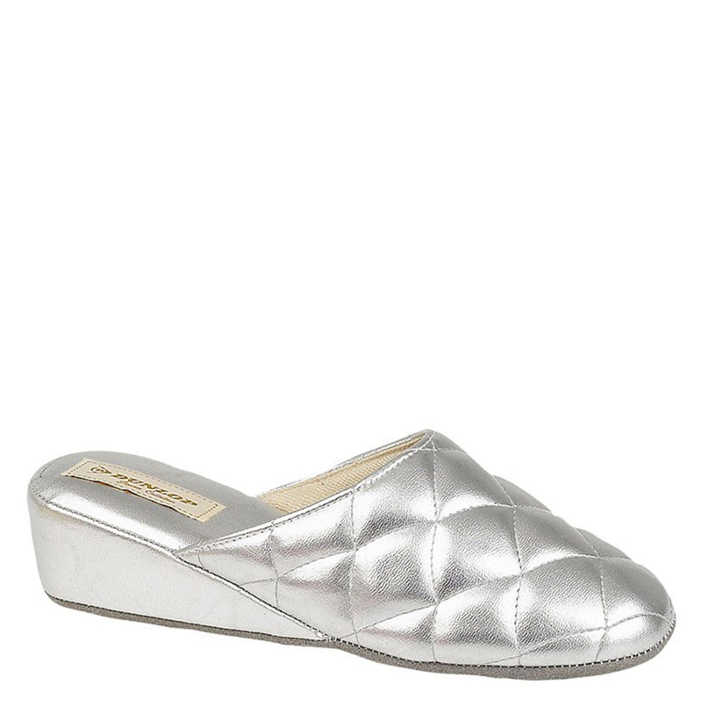 Dunlop Sybil Quilted Mule Slippers
