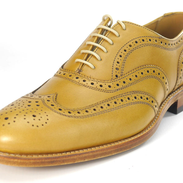 Charles Horrel England CH2006 Welted Cambridge Wingtip Tan Brogue Shoes